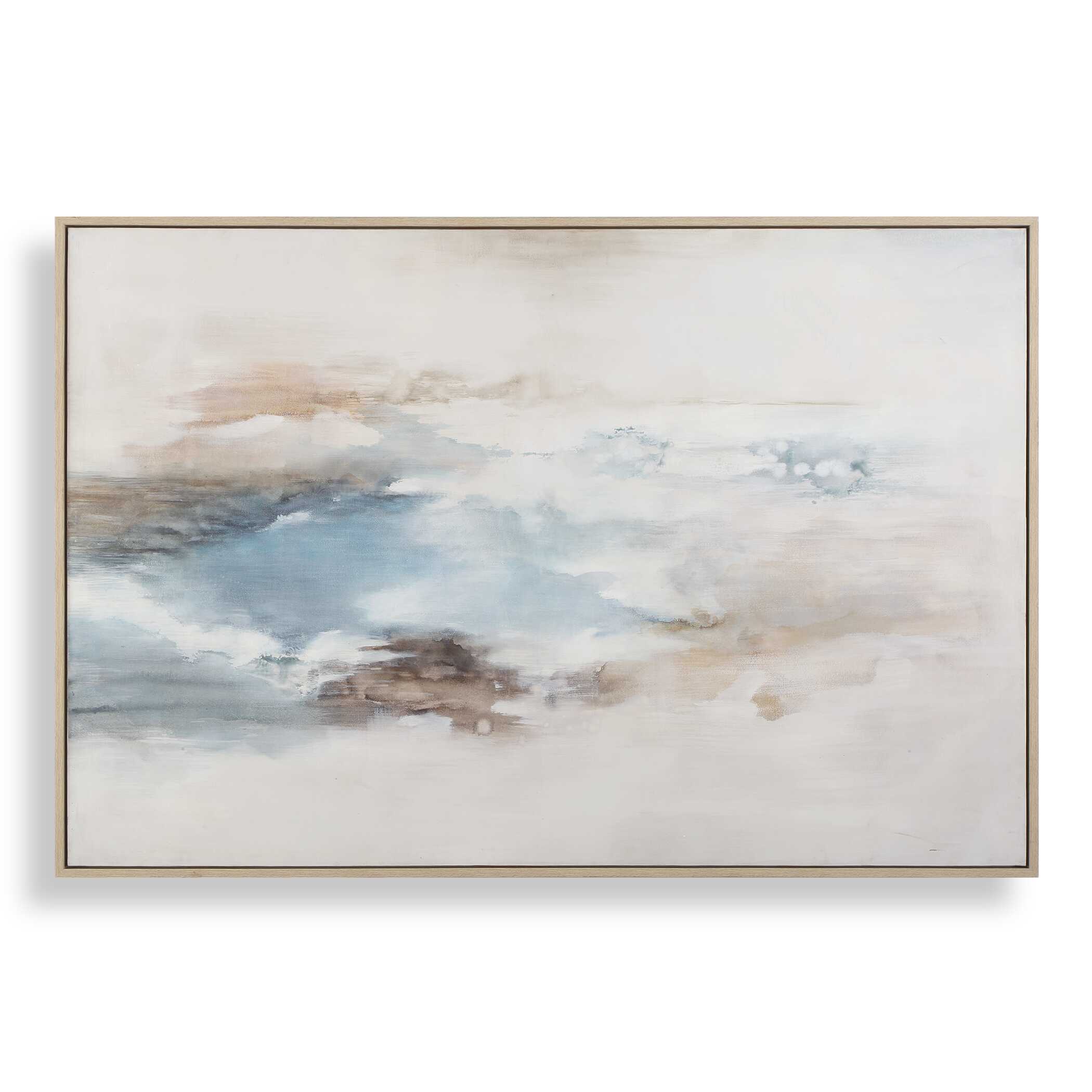 Chasing Blue Coastal Canvas Art by Uttermost product view