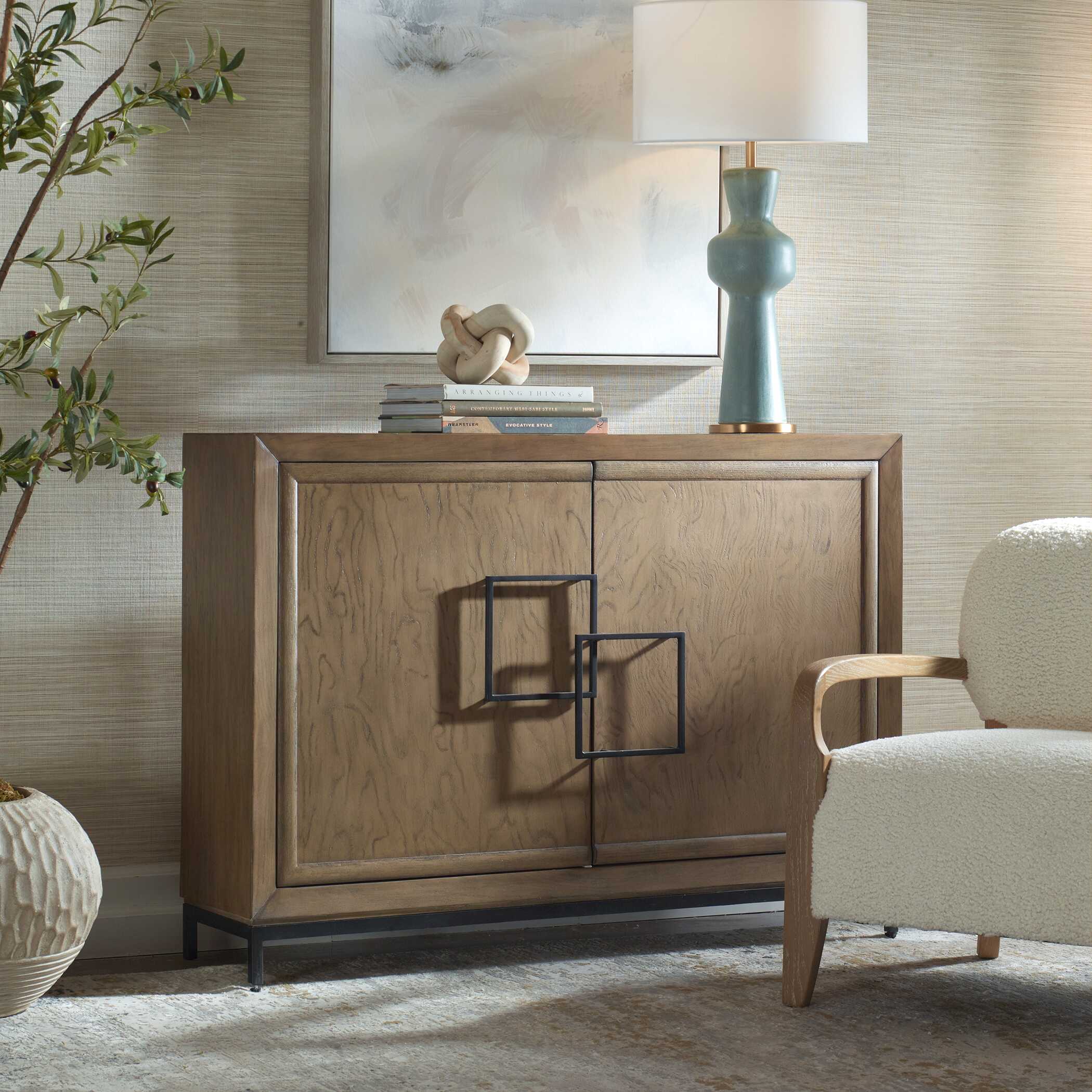 Paltrow Burl 2 Door Cabinet - FURN 4827 50012 A0 image 2