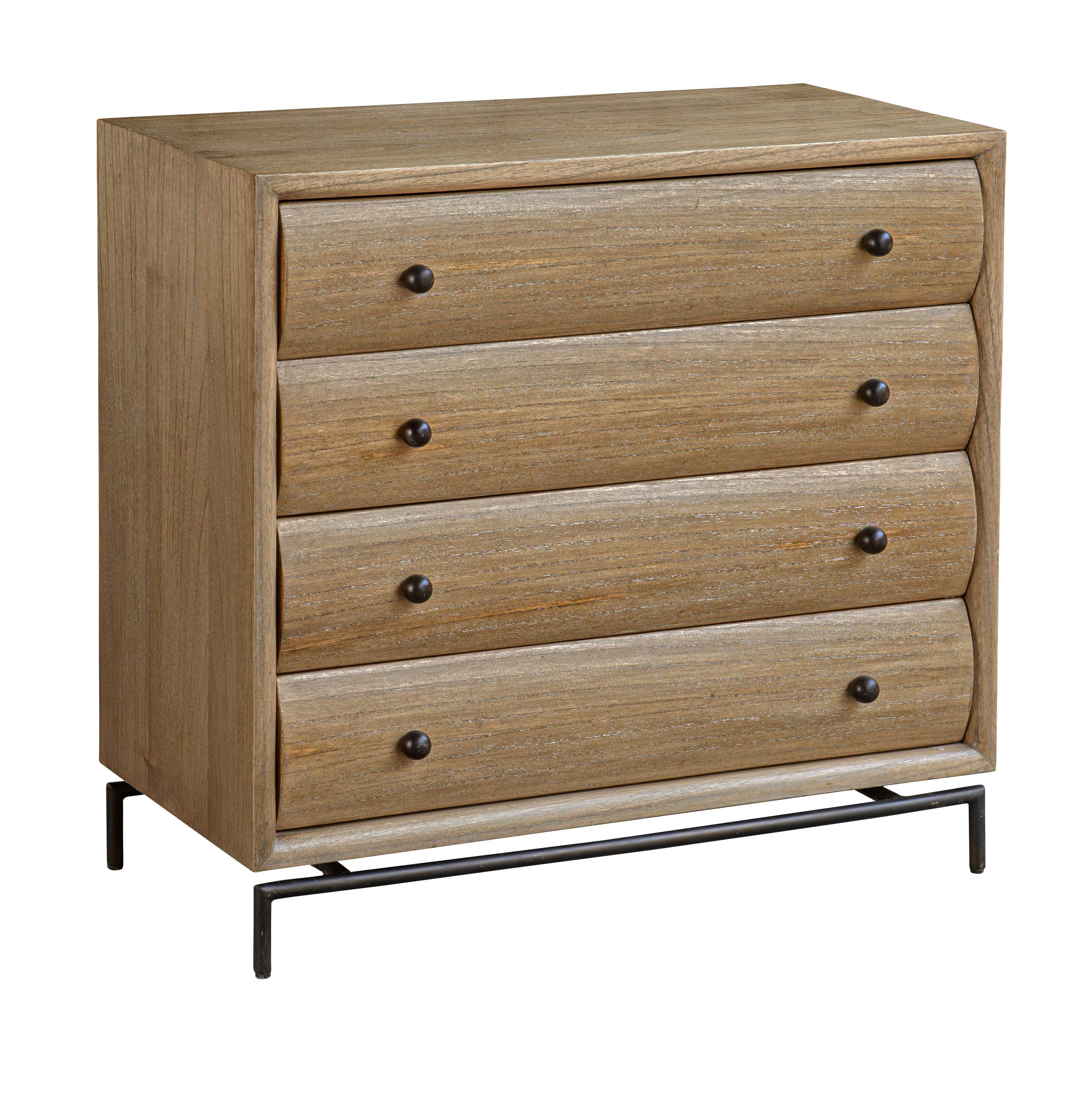 Millard Curved 4 Drawer Chest - FURN 5587 50122 A0 image 2