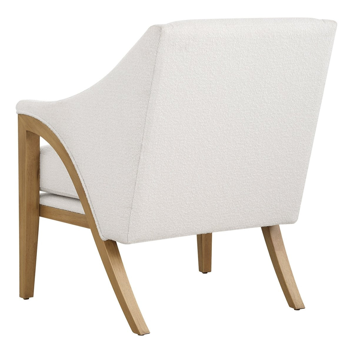 Evolve White Fabric Accent Chair - Uttermost - Accent Chairs by Modest Hut