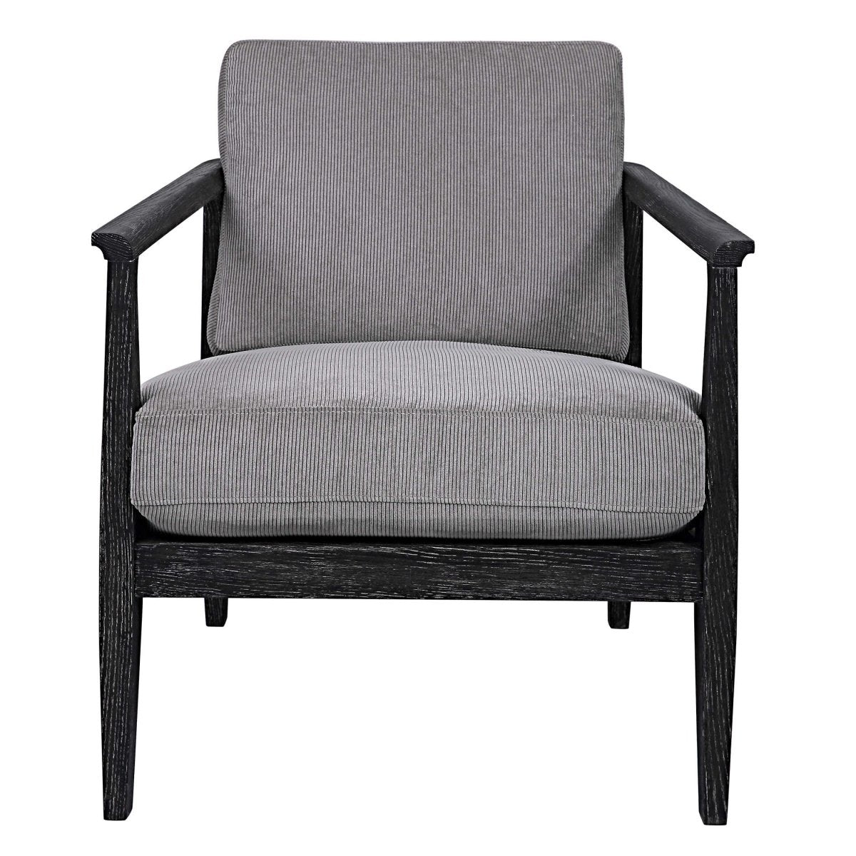 Gray Brunei Modern Accent Chair - Uttermost - Accent Chairs by Modest Hut