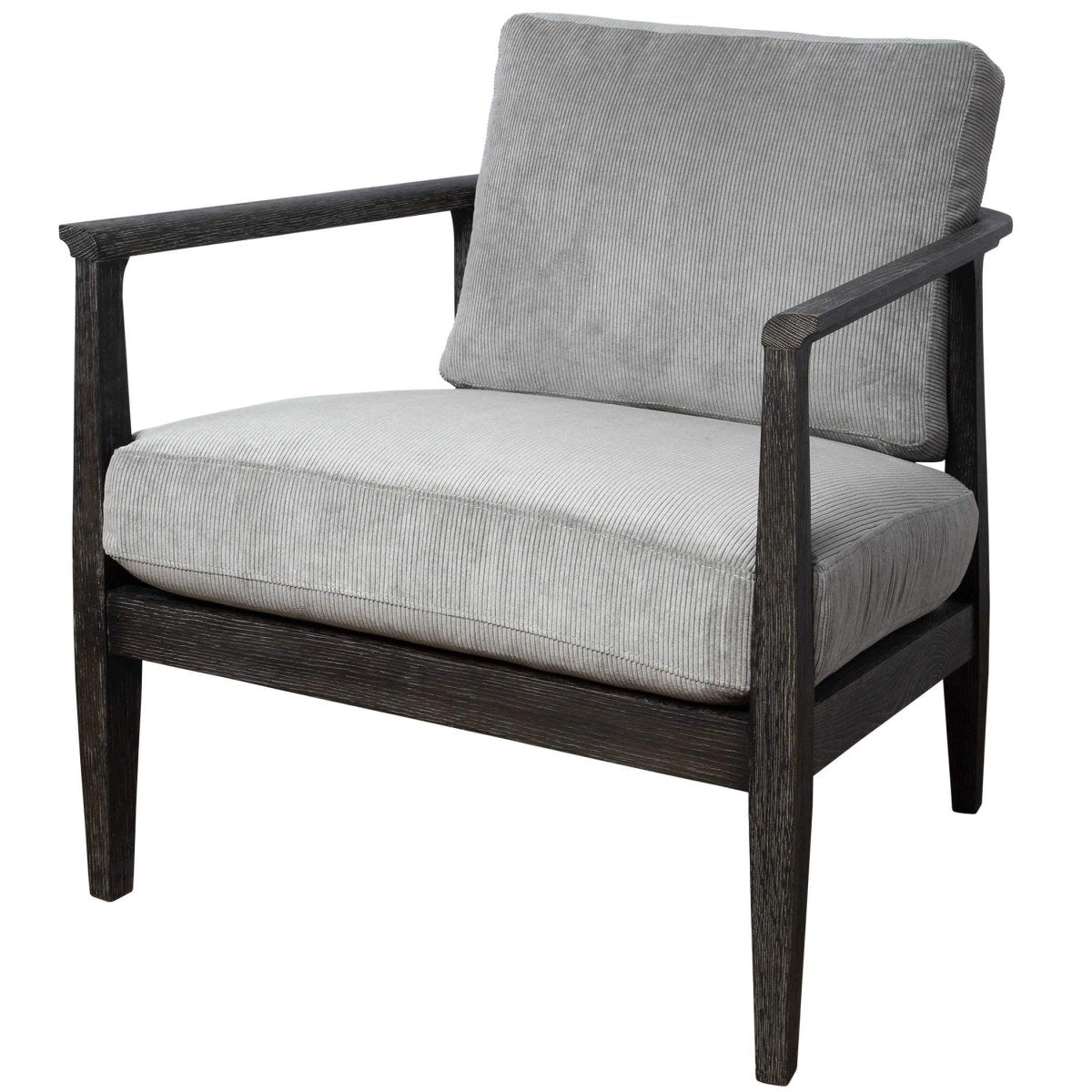 Gray Brunei Modern Accent Chair - Uttermost - Accent Chairs by Modest Hut