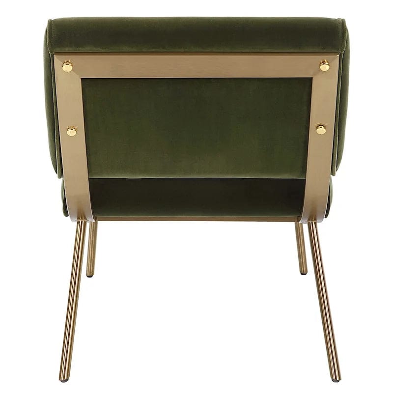 Knoll Olive Green Accent Chair - Uttermost - Accent Chairs by Modest Hut