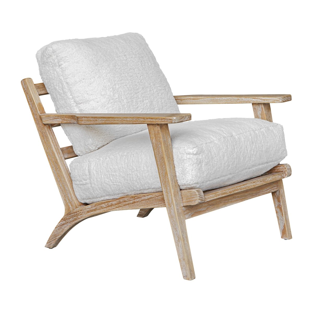 Laid Back Sheepskin Accent Chair - Uttermost - Accent Chairs by Modest Hut