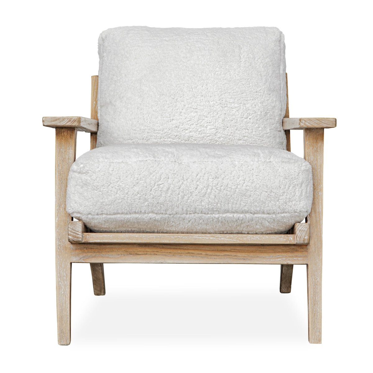 Laid Back Sheepskin Accent Chair - Uttermost - Accent Chairs by Modest Hut