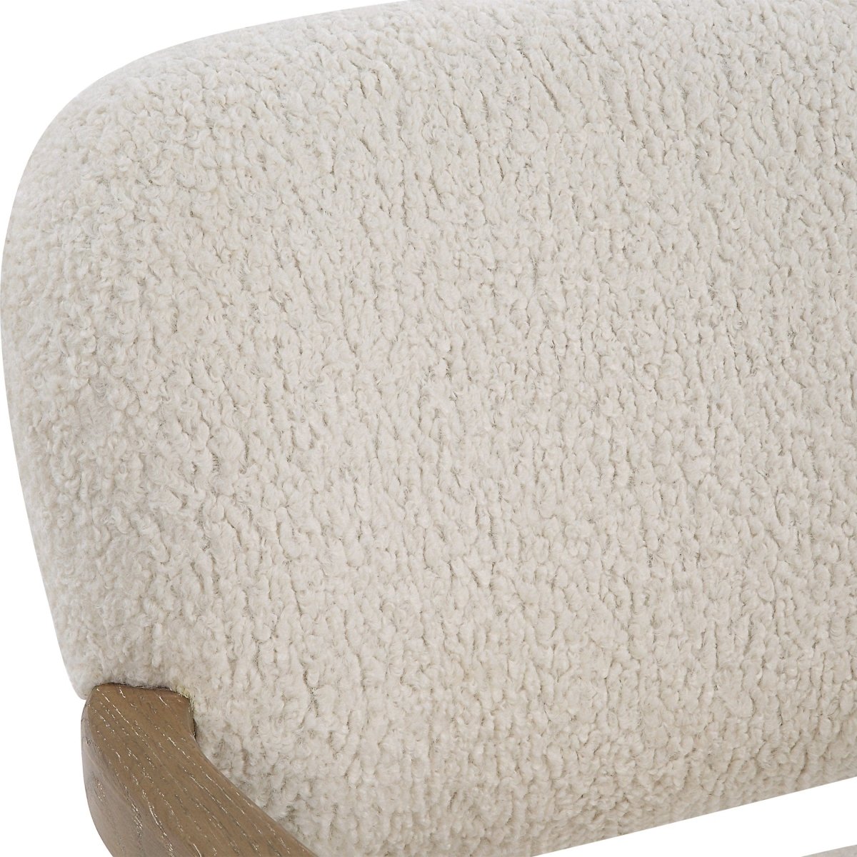 Telluride Natural Shearling Accent Chair - Uttermost - Accent Chairs by Modest Hut