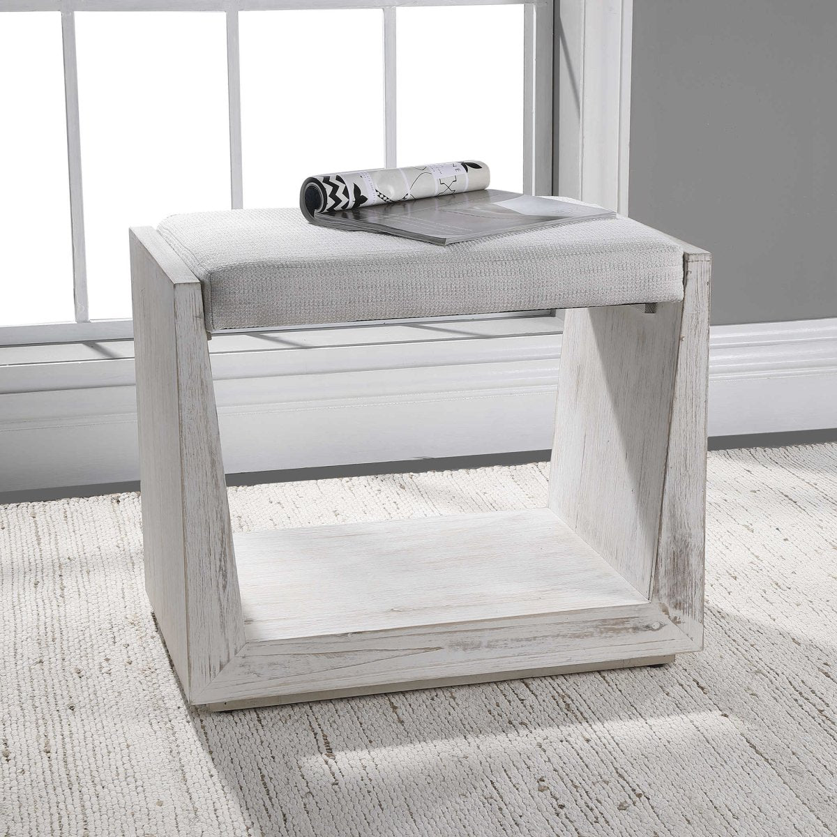 Cabana Accent Stool - Uttermost - Accent Stools by Modest Hut