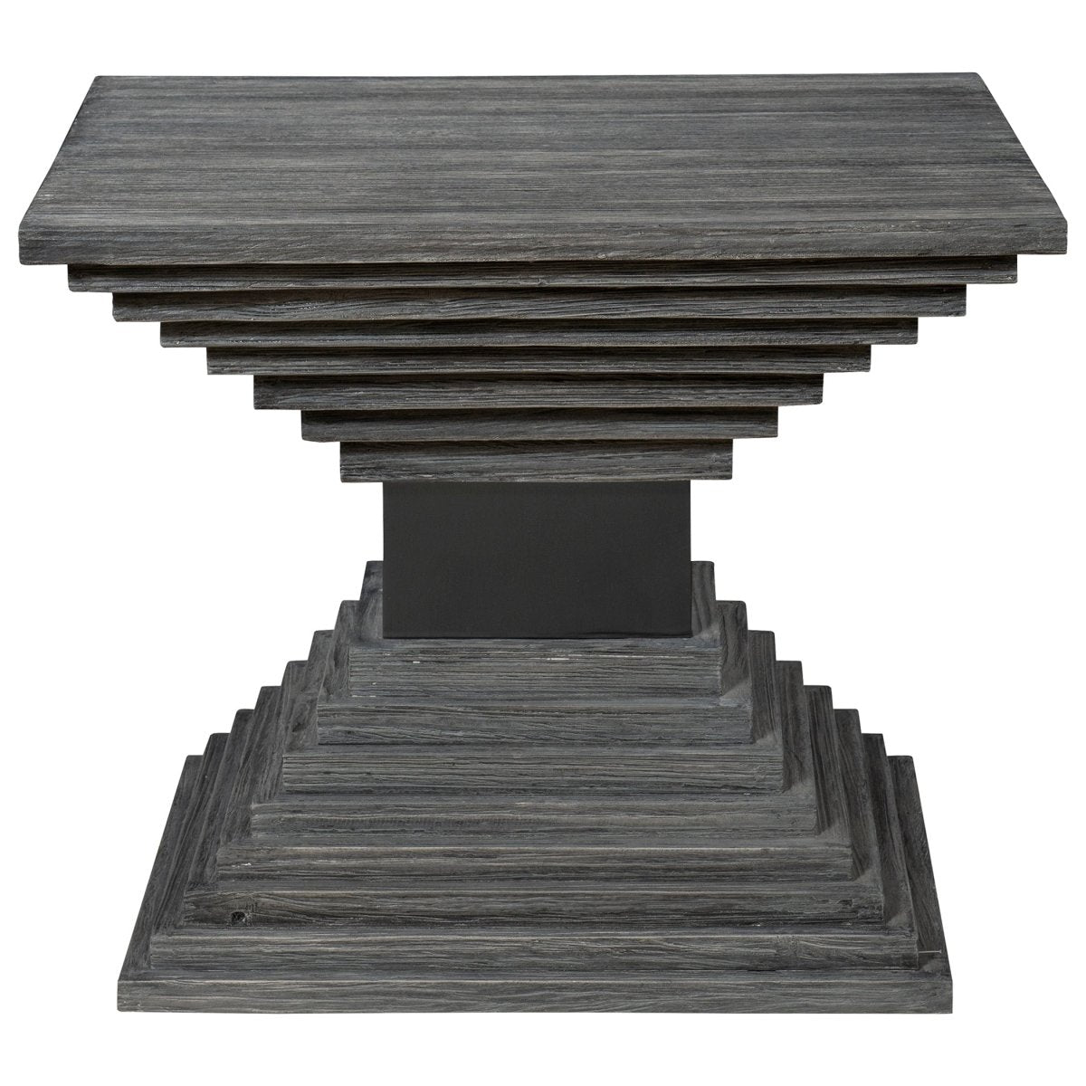Andes Wooden Geometric Accent Table - Uttermost - Accent Tables by Modest Hut
