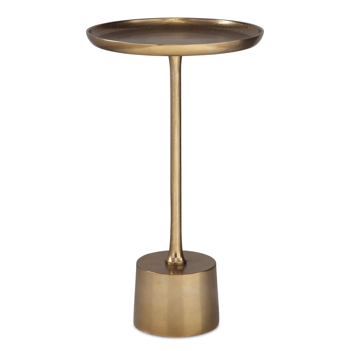 Antique Brass Round Accent Table - Uttermost - Accent Tables by Modest Hut