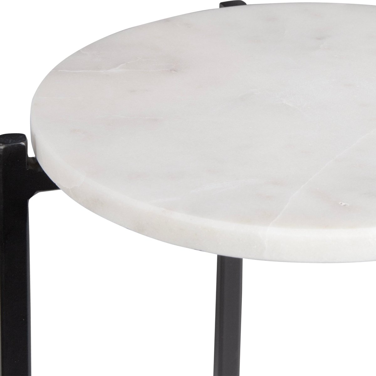 Black Accent Tables with Marble Tops - Uttermost - Accent Tables by Modest Hut