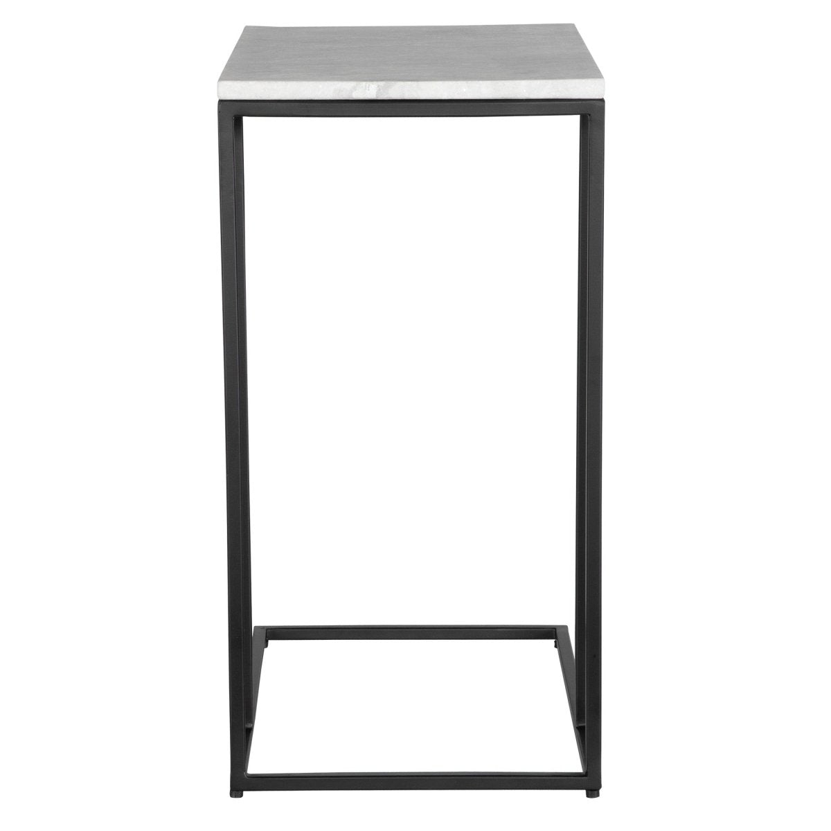Black Frame Table with White Marble - Uttermost - Accent Tables by Modest Hut