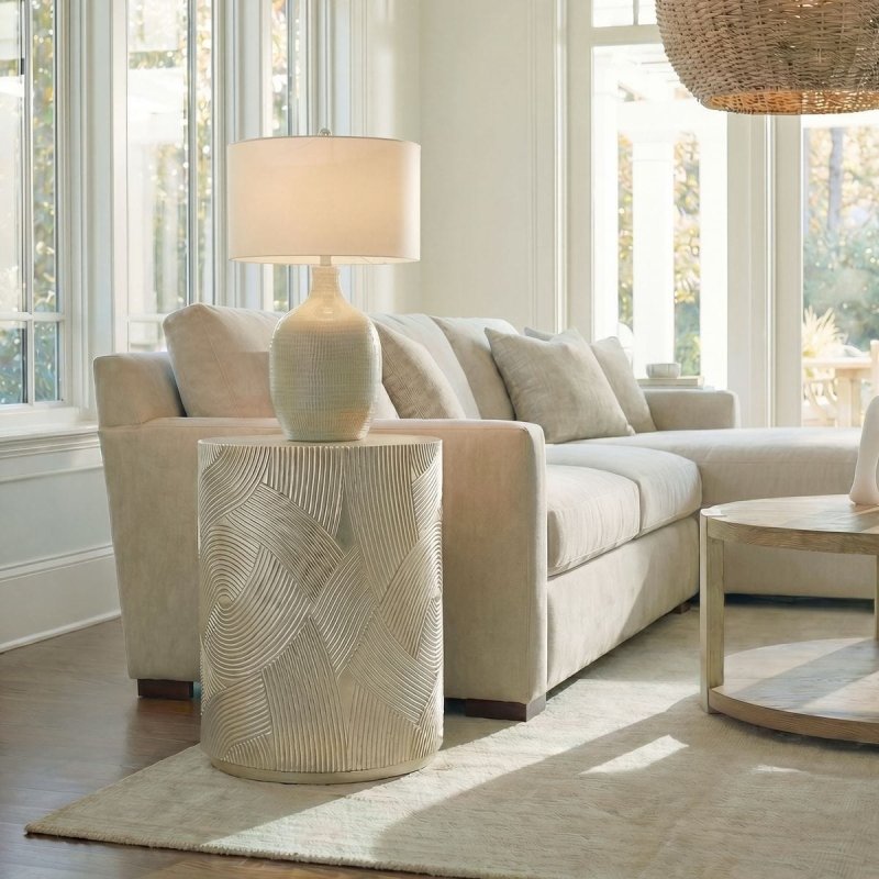 Cassandra Accent Table styled in a room setting