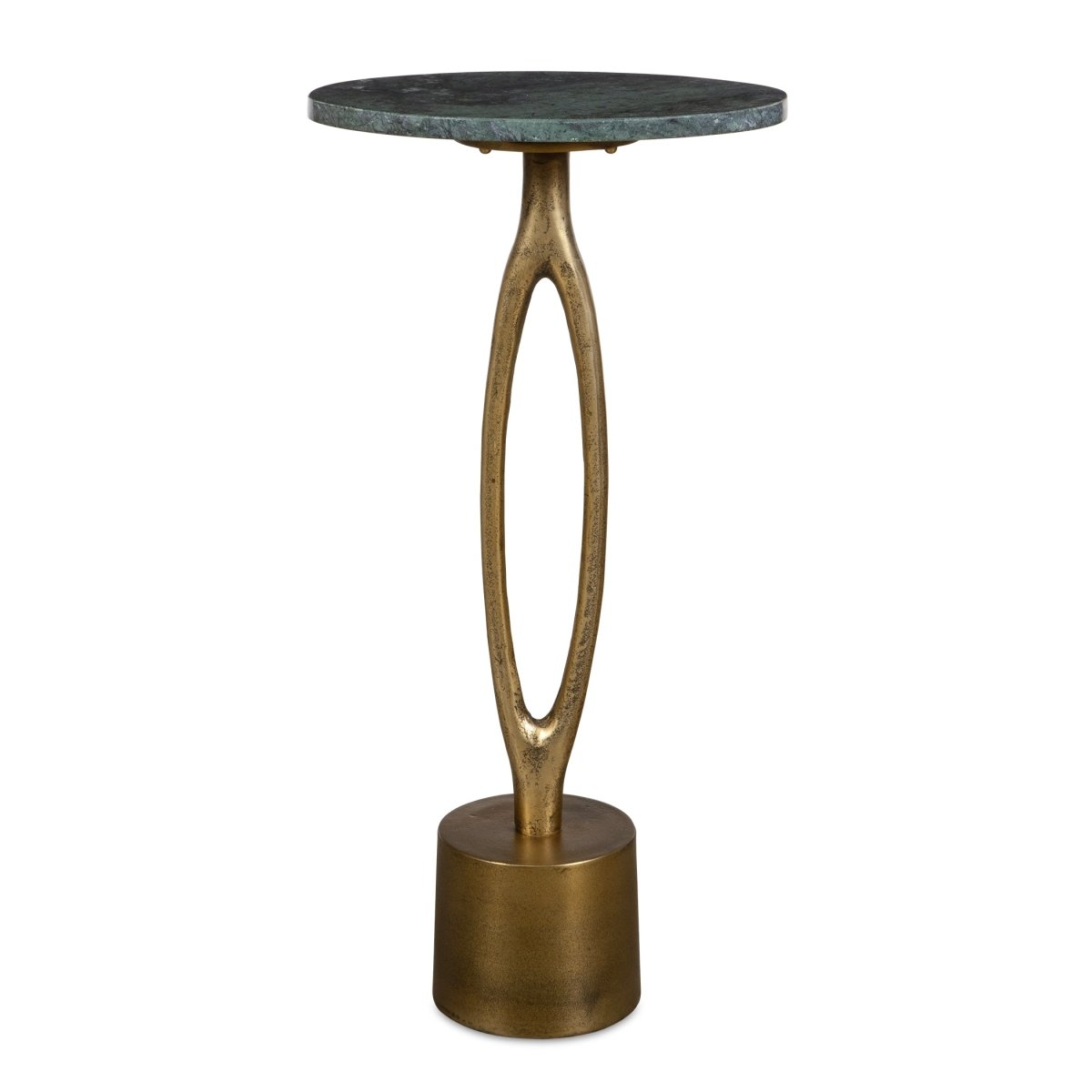 Emerald Green Marble Accent Table - Uttermost - Accent Tables by Modest Hut