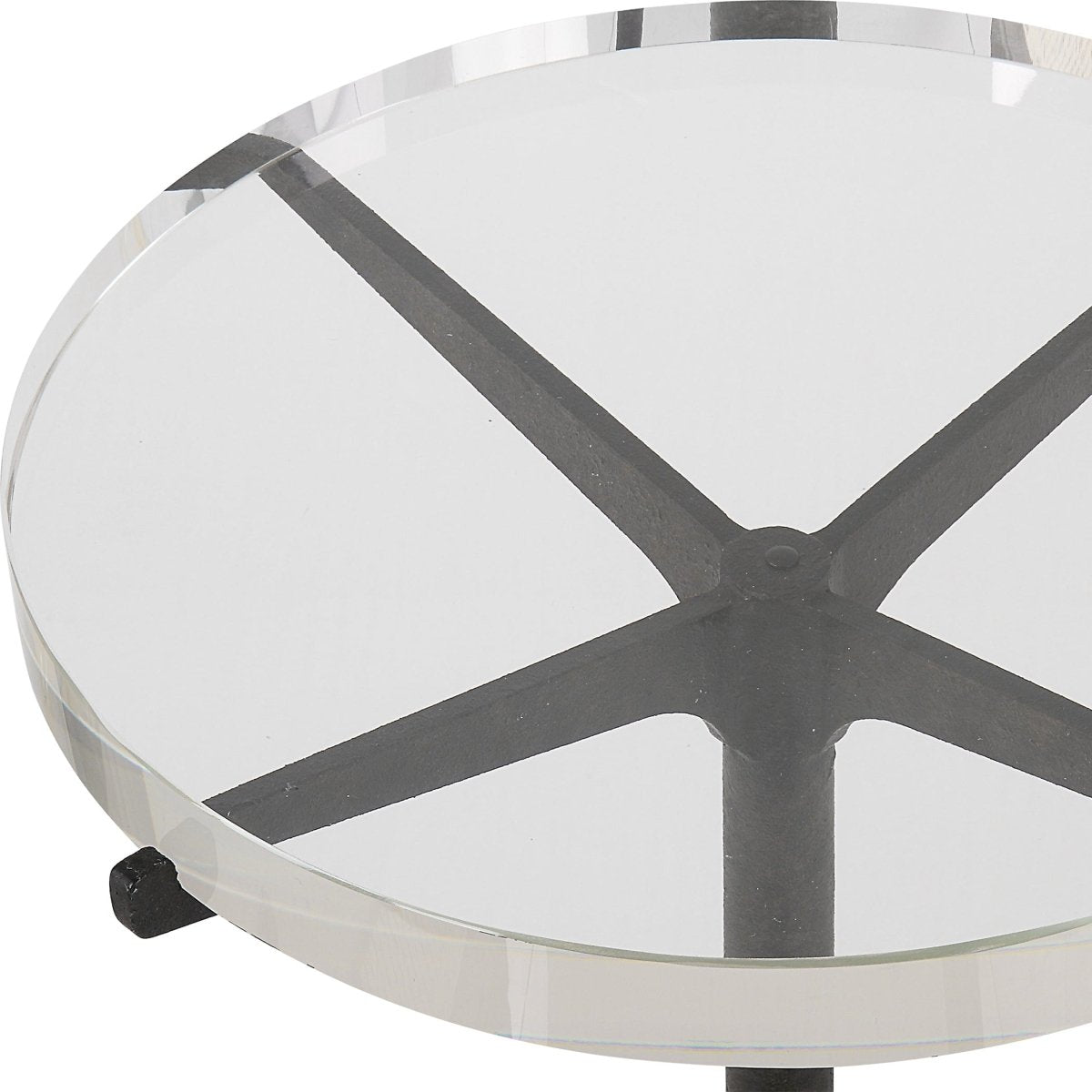 Forge Industrial Accent Table - Uttermost - Accent Tables by Modest Hut