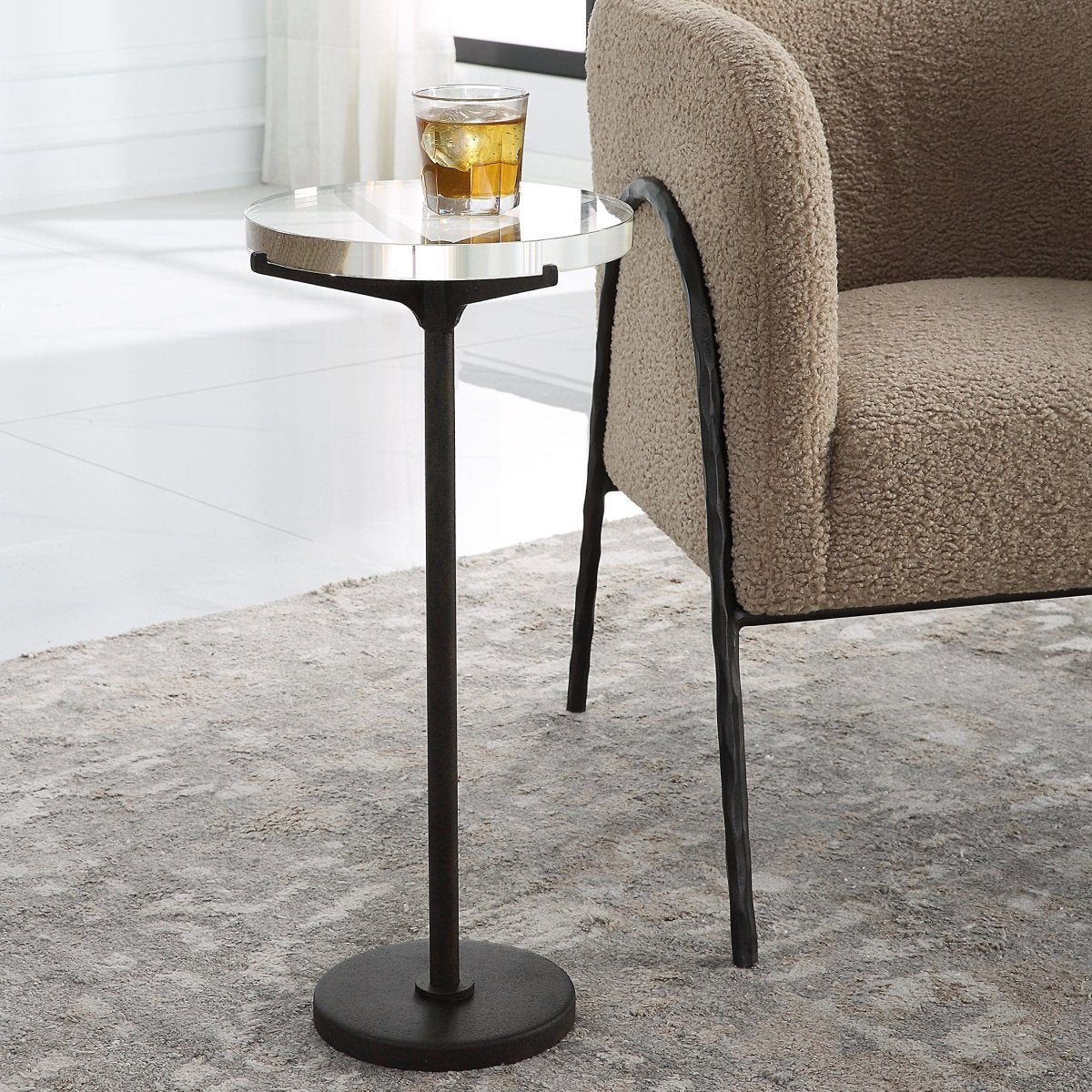 Forge Industrial Accent Table - Uttermost - Accent Tables by Modest Hut