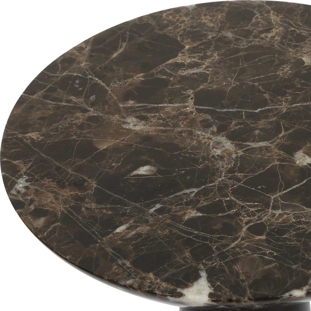 Hastings Brown Marble Accent Table - Uttermost - Accent Tables by Modest Hut