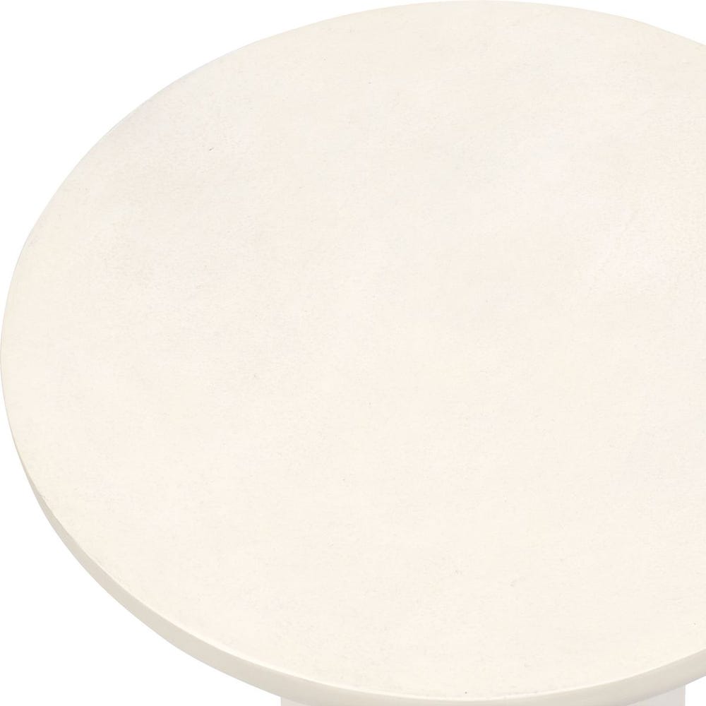 Joppa Outdoor Accent Table, Warm White - Uttermost - Accent Tables by Modest Hut