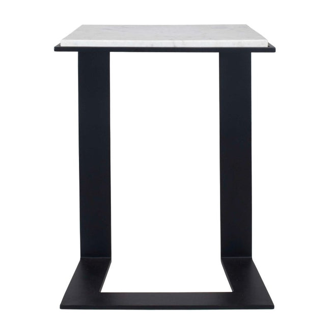 Kenora White Marble Accent Table - Accent Tables