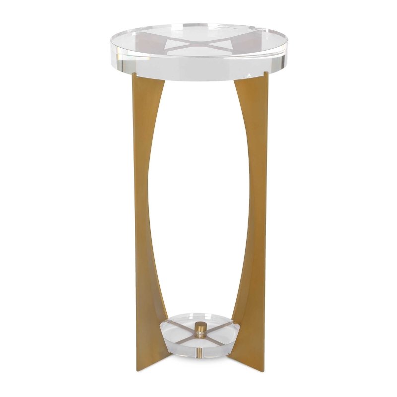 Kolkata Brass Accent Table - Accent Tables