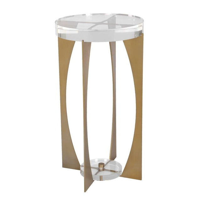 Kolkata Brass Accent Table - Accent Tables