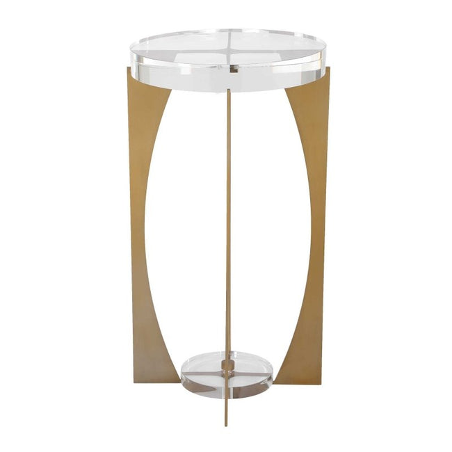 Kolkata Brass Accent Table - Accent Tables