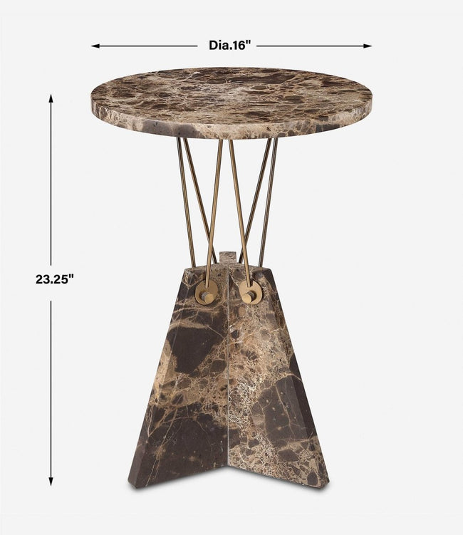Levitate Marble Accent Table - Uttermost - Accent Tables by Modest Hut