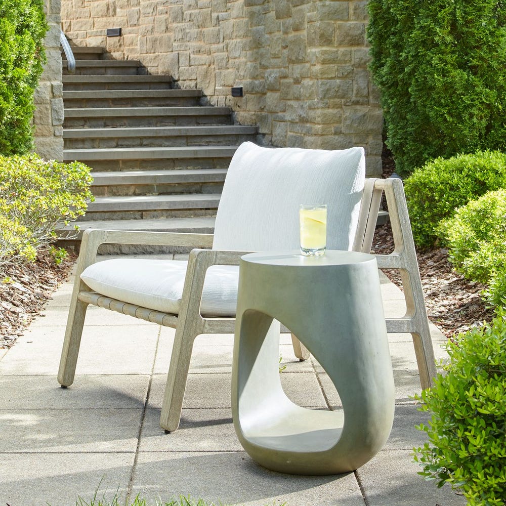 Lithos Outdoor Accent Table - Uttermost - Accent Tables by Modest Hut