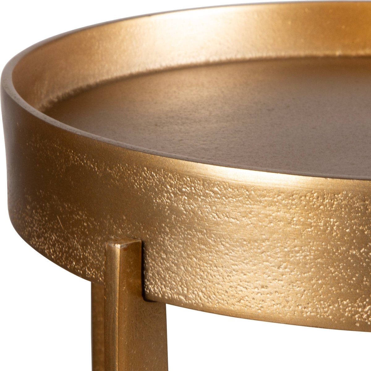Old Brass Antique Cast Aluminum Table - Uttermost - Accent Tables by Modest Hut