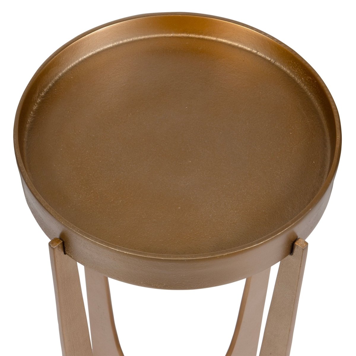 Old Brass Antique Cast Aluminum Table - Uttermost - Accent Tables by Modest Hut