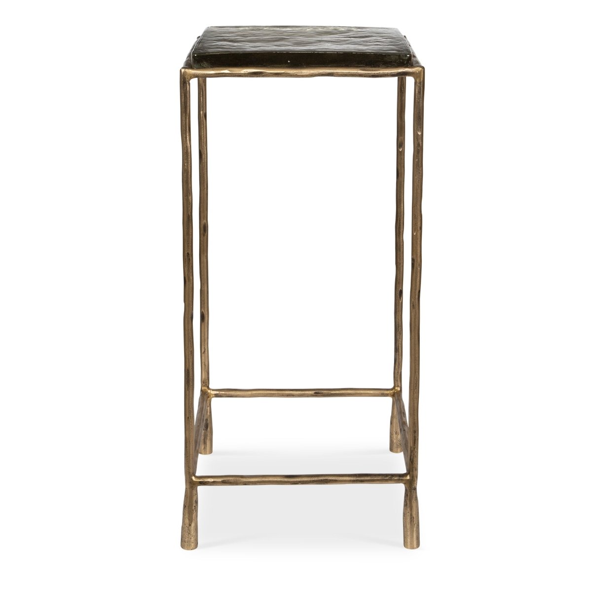 Ovard Antiqued Gold Accent Table - Uttermost - Accent Tables by Modest Hut
