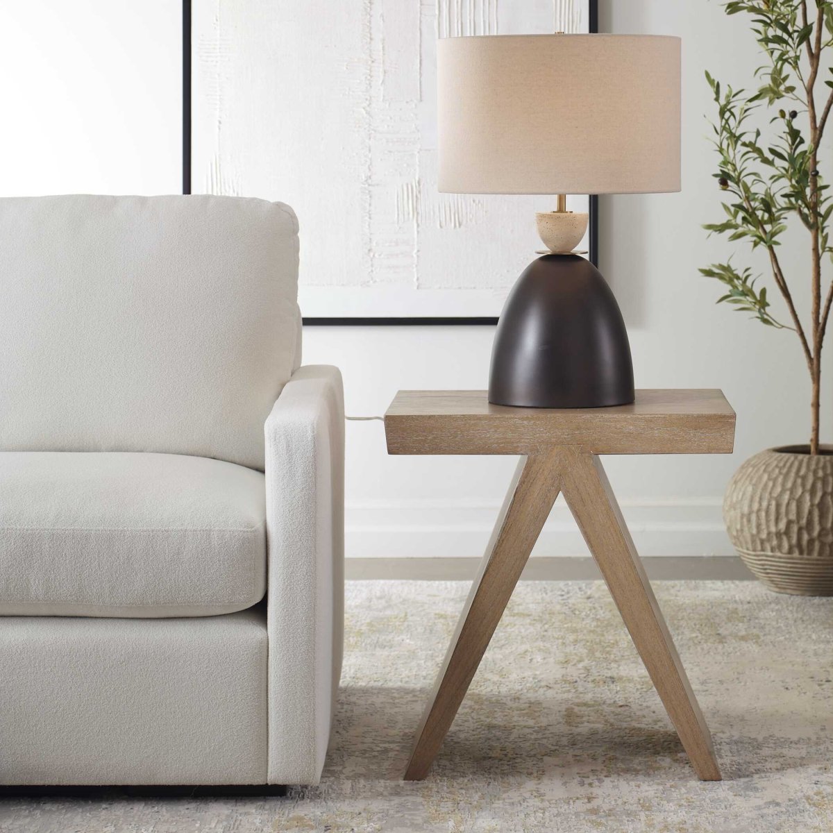 Pruitt Modern Accent Table - Uttermost - Accent Tables by Modest Hut