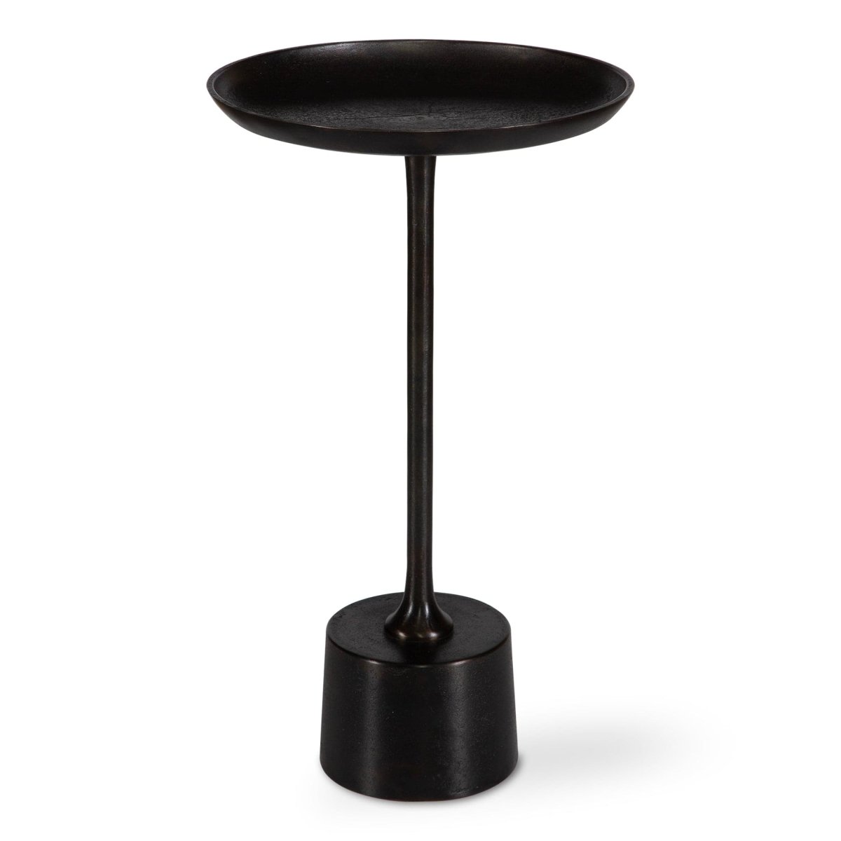 Round Aluminum Accent Table - Uttermost - Accent Tables by Modest Hut