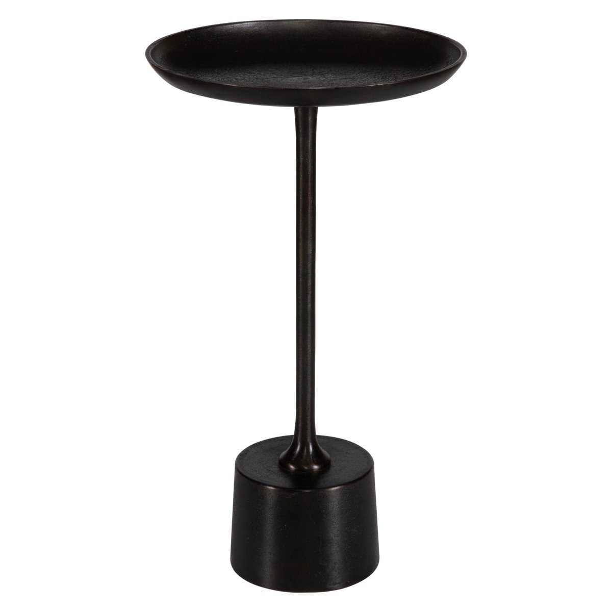 Round Aluminum Accent Table - Uttermost - Accent Tables by Modest Hut