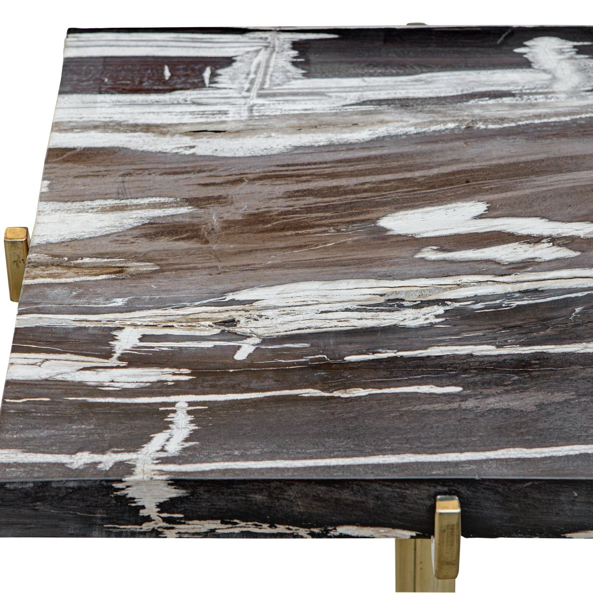 Rowman Petrified Wood Accent Table - Uttermost - Accent Tables by Modest Hut