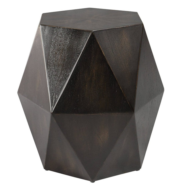 Volker Black Geometric Accent Table - Uttermost - Accent Tables by Modest Hut