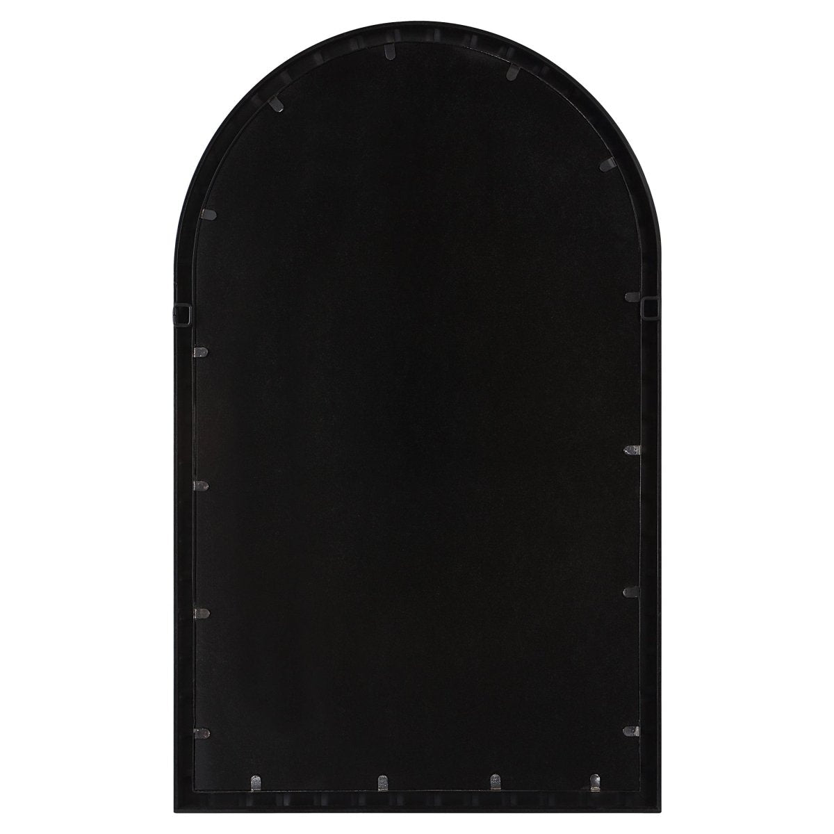 Dandridge Black Arch Mirror - Uttermost - Arched Mirrors by Modest Hut