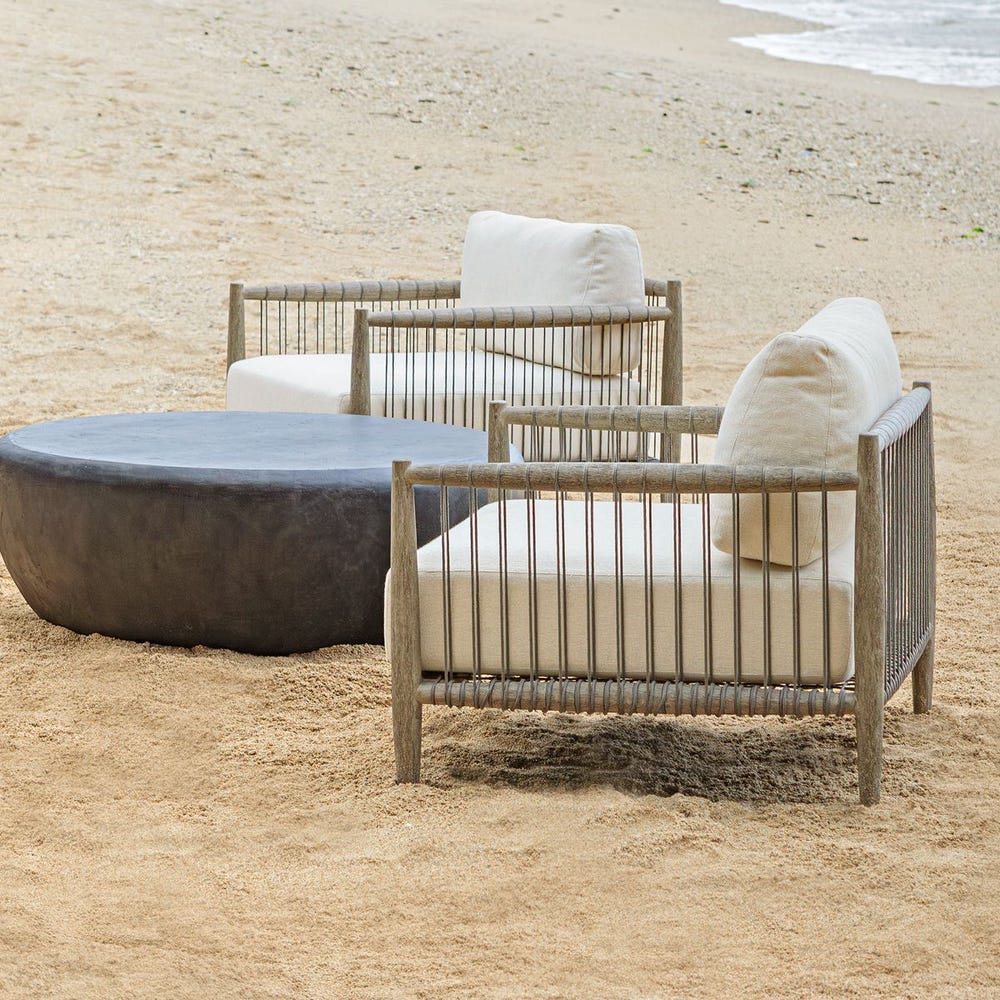 Borneo Outdoor Lounge Chair - Uttermost - Armchairs by Modest Hut