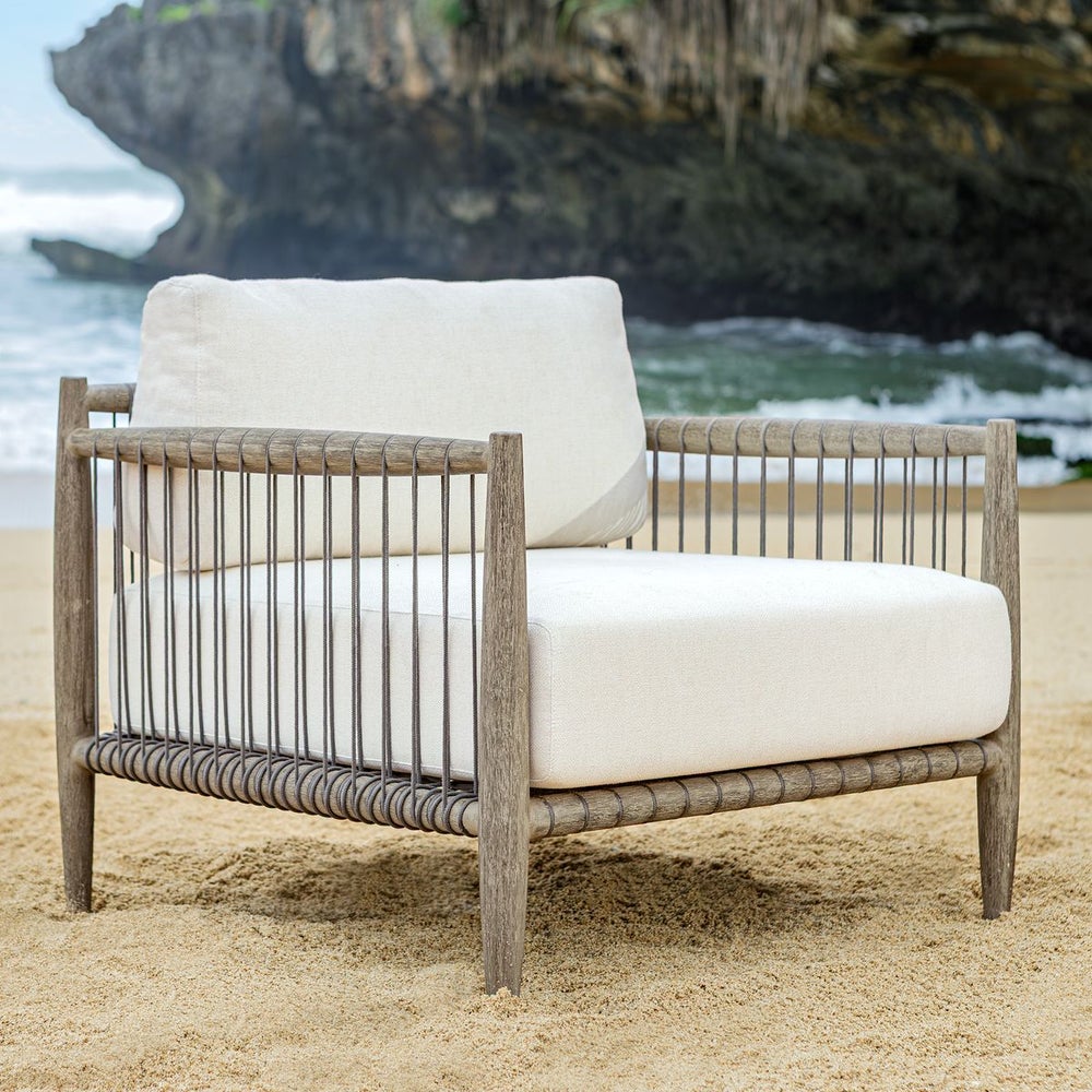 Borneo Outdoor Lounge Chair - Uttermost - Armchairs by Modest Hut