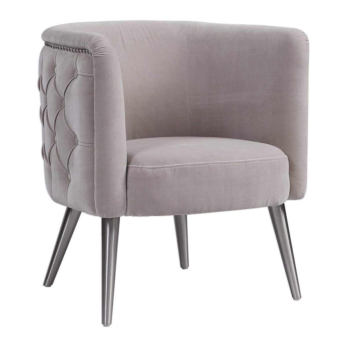 Champagne Haider Bucket Chair - Uttermost - Armchairs by Modest Hut