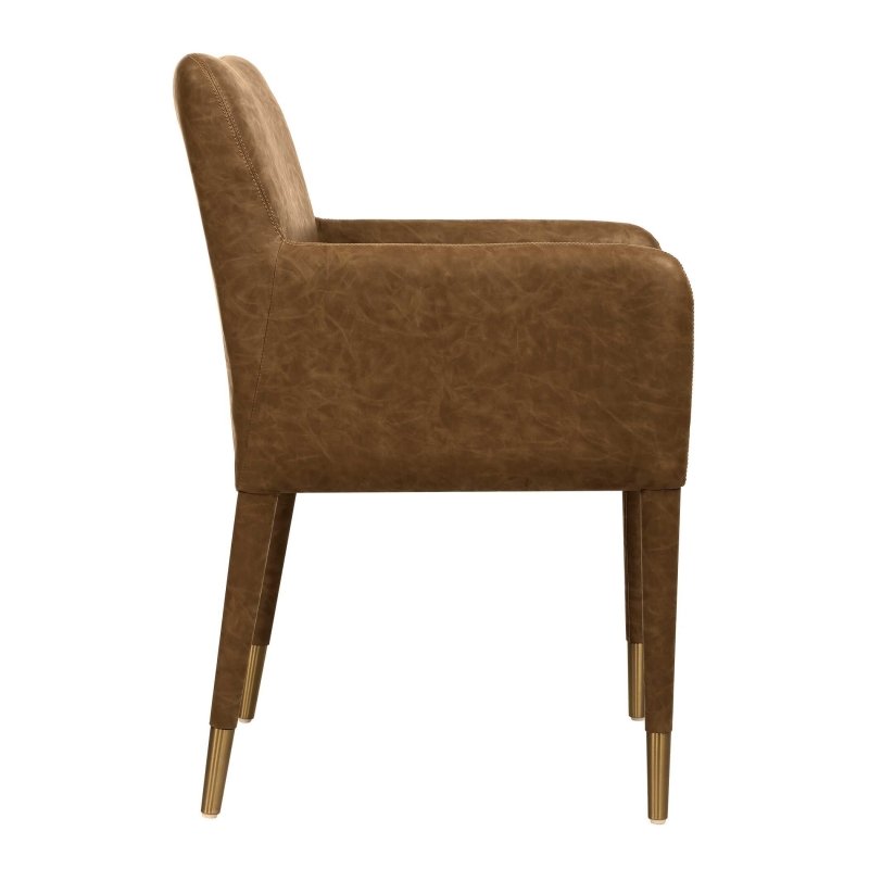 Conifer Camel Dining Armchair by Uttermost alternate view 3