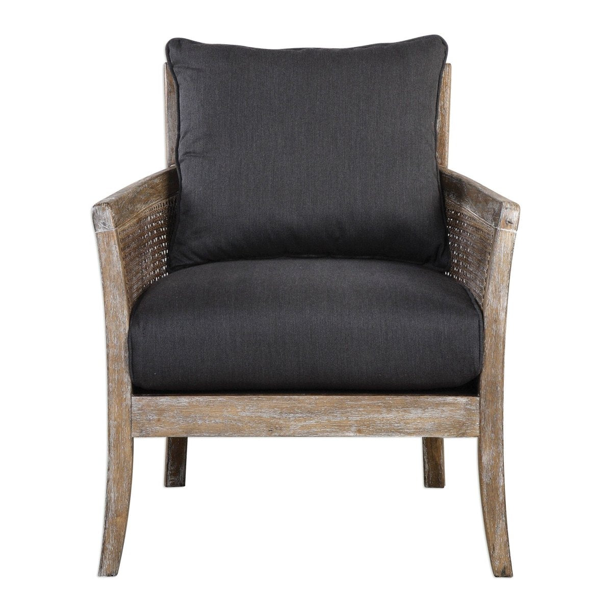 Encore Dark Gray Armchair - Uttermost - Armchairs by Modest Hut
