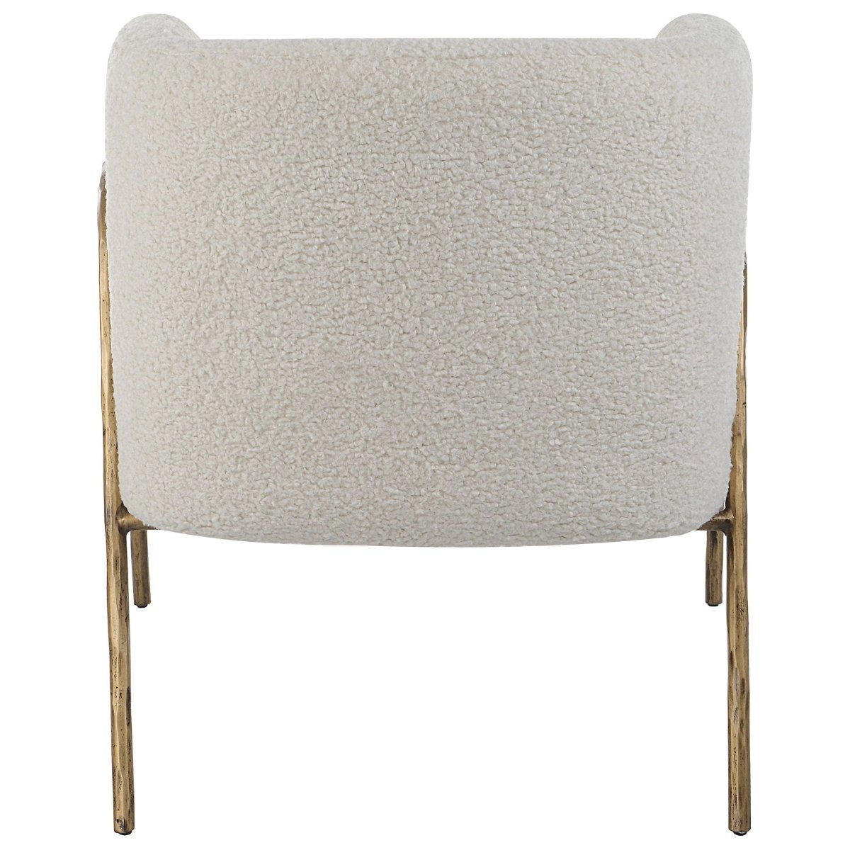 Jacobsen Gold Barrel Chair - Uttermost - Armchairs by Modest Hut