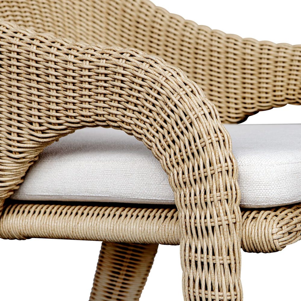 Kavali Outdoor Dining Armchair - Uttermost - Armchairs by Modest Hut