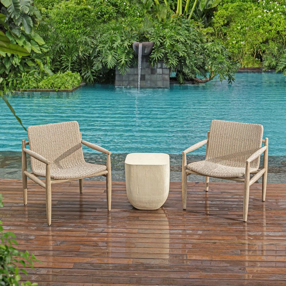 Sumba Outdoor Lounge Chair - Uttermost - Armchairs by Modest Hut
