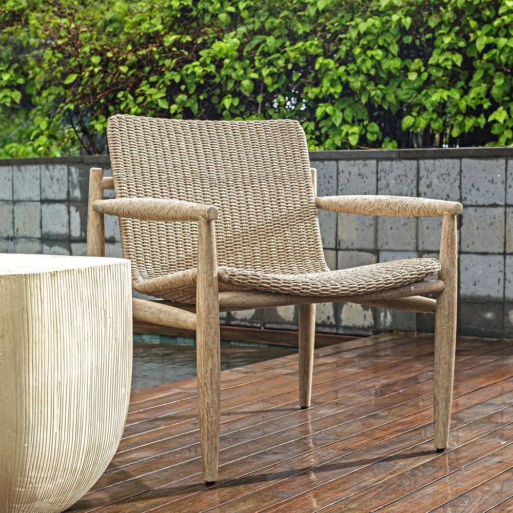Sumba Outdoor Lounge Chair - Uttermost - Armchairs by Modest Hut