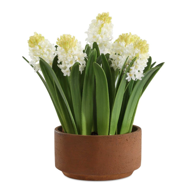 Sincerity Potted Hyacinth Plant - Uttermost - Artificial Flora by Modest Hut
