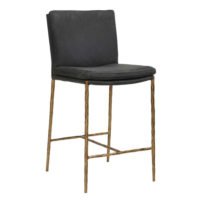Ascend Charcoal Counter Stool - Bar Stools