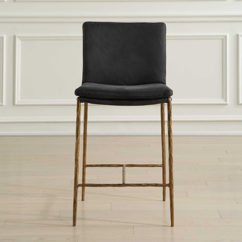 Ascend Charcoal Counter Stool - Bar Stools