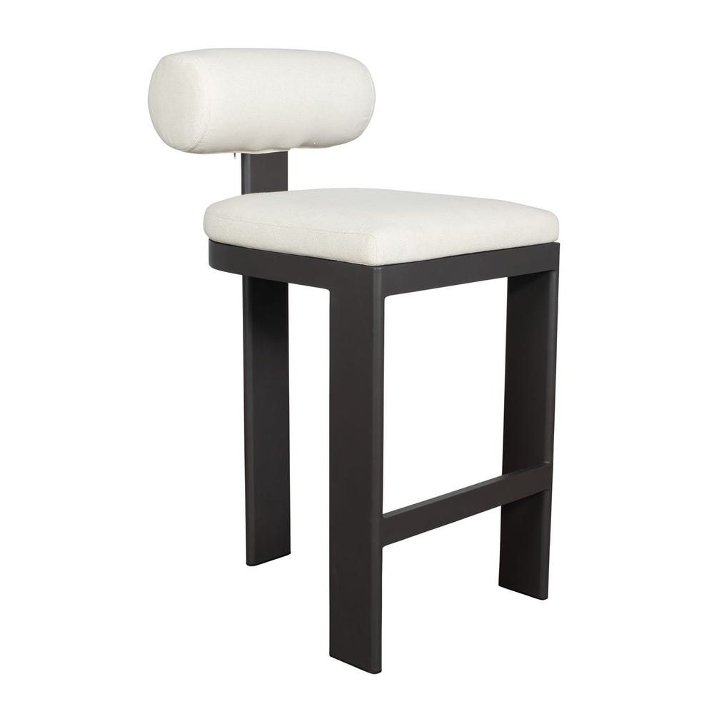 Bolster Back Outdoor Bar Stool - Uttermost - Bar Stools by Modest Hut
