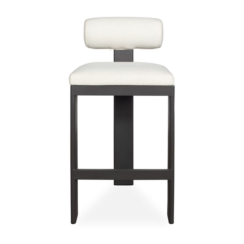 Bolster Back Outdoor Bar Stool - Uttermost - Bar Stools by Modest Hut